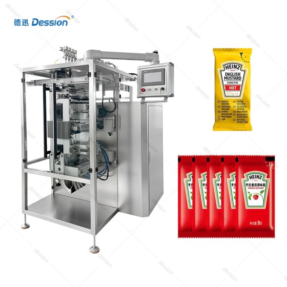 Automatic Multi-Lane Liquid Packaging Machine for Ketchup & Tomato Paste